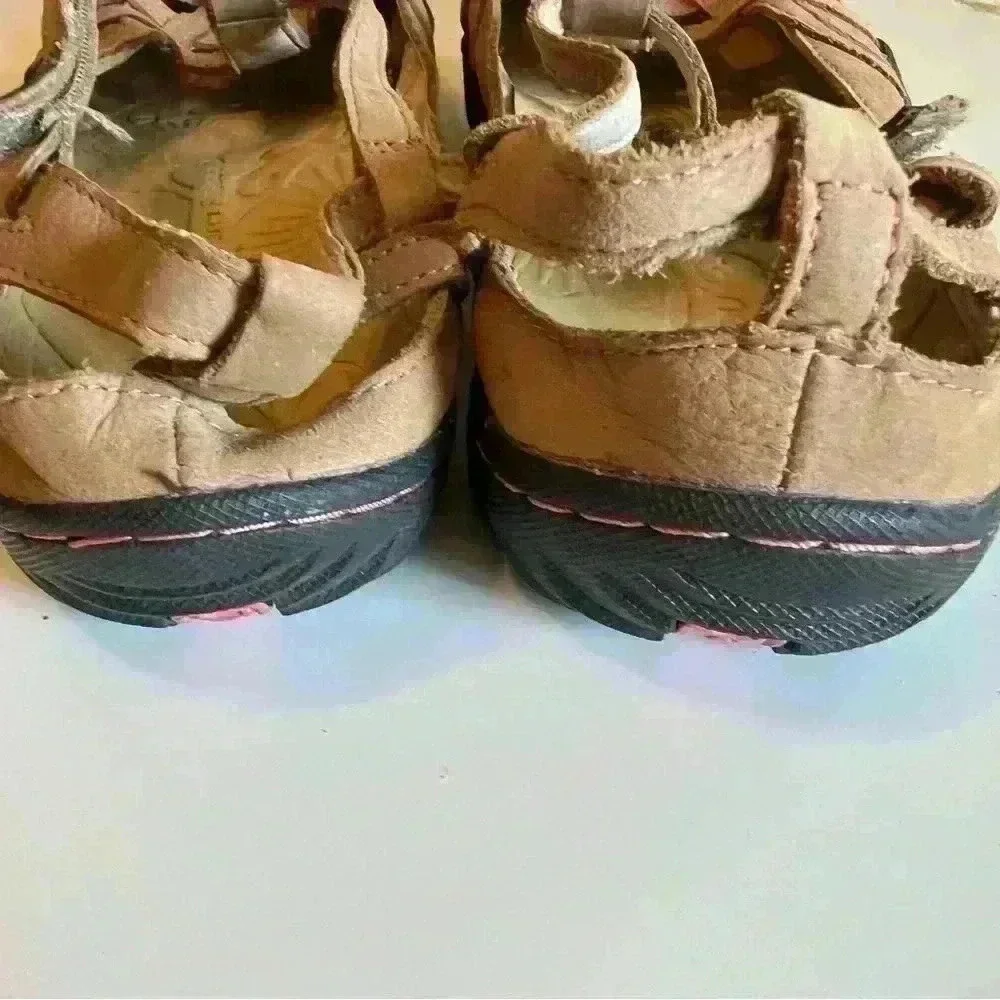 Jambu Terra Fusion Design Dune Sandals. Taupe Size 8. GUC see photos for wear - Picture 7 of 7